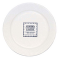 7" White Paper Plate - The 500 Line